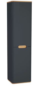 VITRA SENTO vysoká skříňka 40x35x157,5 cm, 2 dvířka, panty vpravo, antracite mat