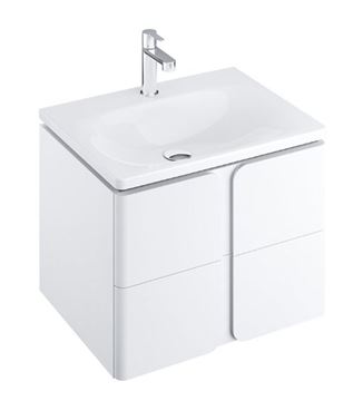 RAVAK SD BALANCE skříňka pod umyvadlo 60x46,5x50 cm, 2 zásuvky, bílá