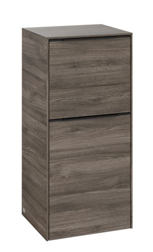 VILLEROY & BOCH SUBWAY 3.0 nízká skříňka 40x36,2x86 cm, 1 zásuvka, 1 dvířka, panty vpravo, Stone Oak C59501RK Obrázek - Hlavní obrázek