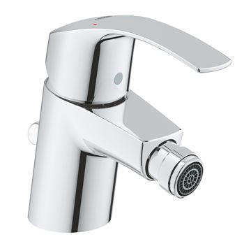 GROHE EUROSMART bidetová stojánková baterie, s odtokovou soupravou, Water Saving, chrom