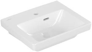 VILLEROY & BOCH SUBWAY 3.0 umyvadlo 45 cm, s otvorem pro baterii a přepadem, alpská bílá