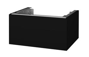 DŘEVOJAS DSD SZZ1 60 nízká skříňka 60x50x30 cm, 1 zásuvka, Push-open, matná černá