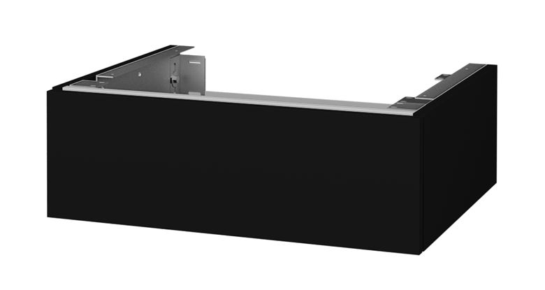 DŘEVOJAS DSD SZZ 60 nízká skříňka 60x50x20 cm, 1 zásuvka, Push-open, matná černá 224769-T31 Obrázek - Hlavní obrázek
