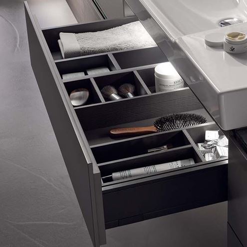 GEBERIT XENO2 přihrádka do zásuvky, šedá 500.526.00.1 Obrázek - fotka