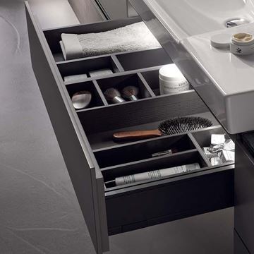 GEBERIT XENO2 přihrádka do zásuvky, šedá 500.526.00.1 Obrázek - fotka