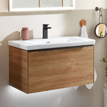 VILLEROY & BOCH SUBWAY 3.0 umyvadlo 80 cm, s otvorem pro baterii a přepadem, alpská bílá 4A708001 Obrázek - fotka