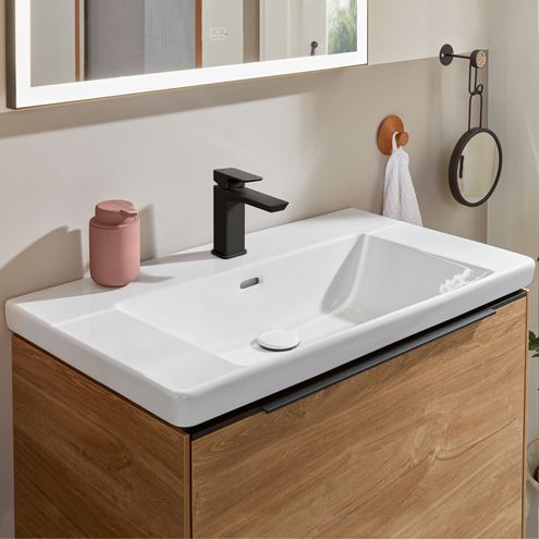 VILLEROY & BOCH SUBWAY 3.0 umyvadlo 80 cm, s otvorem pro baterii a přepadem, alpská bílá 4A708001 Obrázek - fotka