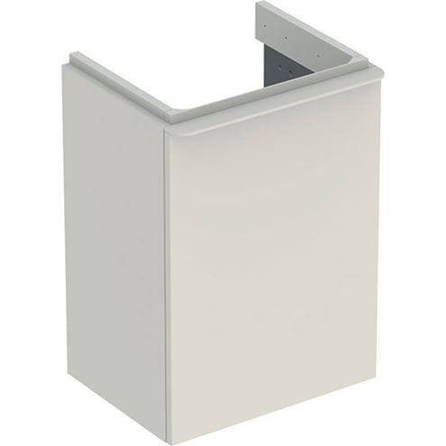 GEBERIT SMYLE SQUARE skříňka pod umývátko 44,2x35,6x61,7 cm, 1 dvířka, panty vpravo, lesklá pískově šedá 500.350.JL.1 Obrázek - Hlavní obrázek