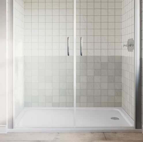 KALDEWEI CAYONOPLAN 2255-1 sprchová vanička 75x100 cm, smaltovaná ocel, bez nosiče 361500010001 Obrázek - fotka