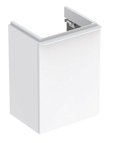 GEBERIT SMYLE SQUARE skříňka pod umývátko 44,2x35,6x61,7 cm, 1 dvířka, panty vlevo, lesklá bílá 500.351.00.1 Obrázek - Hlavní obrázek