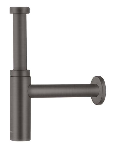 HANSGROHE FLOWSTAR S designový sifon k umyvadlu DN32, s převlečnou maticí 5/4, kartáčovaný černý chrom 52105340 Obrázek - Hlavní obrázek