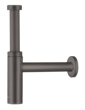 HANSGROHE FLOWSTAR S designový sifon k umyvadlu DN32, s převlečnou maticí 5/4, kartáčovaný černý chrom