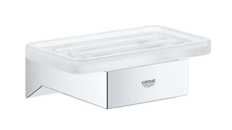 GROHE SELECTION CUBE mýdlenka bez držáku, sklo 40806000 Obrázek - fotka