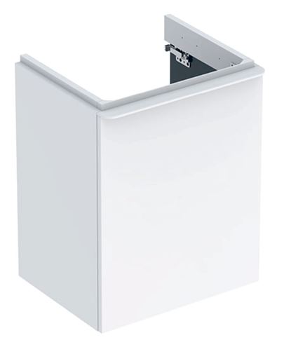 GEBERIT SMYLE SQUARE skříňka pod umývátko 49,2x40,6x61,7 cm, 1 dvířka, panty vpravo, lesklá bílá 500.363.00.1 Obrázek - Hlavní obrázek