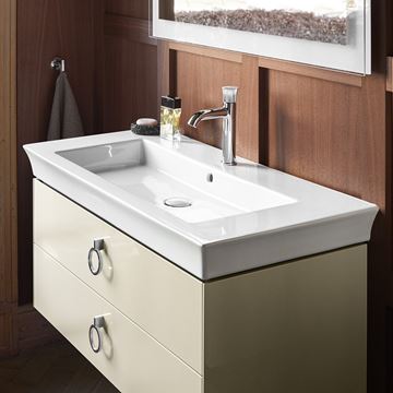 DURAVIT WHITE TULIP umyvadlo 105,5 cm, s přepadem 2363100060 Obrázek - fotka