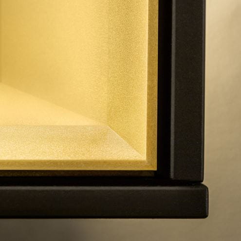VILLEROY & BOCH FINION skříňka pod umyvadlo 99,6x49,8x59,1 cm, 3 zásuvky, 1 police, Push-open, s osvětlením, Black Matt Lacquer/Gold Matt G030HFPD Obrázek - fotka