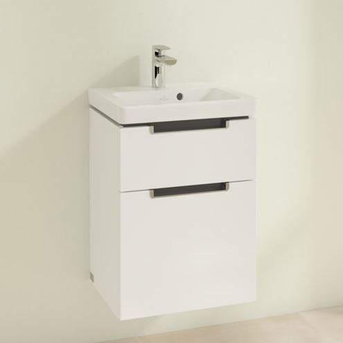 VILLEROY & BOCH SUBWAY 2.0 skříňka pod umývátko 44x35,2x59 cm, 2 zásuvky, Glossy White A90610DH Obrázek - fotka