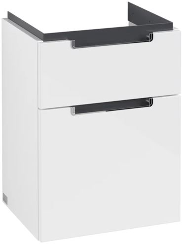 VILLEROY & BOCH SUBWAY 2.0 skříňka pod umyvadlo 48,5x37,9x59 cm, 2 zásuvky, Glossy White A90710DH Obrázek - Hlavní obrázek