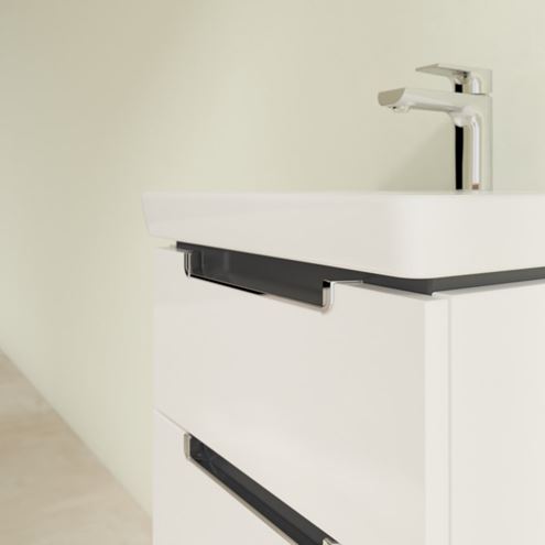 VILLEROY & BOCH SUBWAY 2.0 skříňka pod umyvadlo 58,7x45,4x59 cm, 2 zásuvky, Glossy White A90910DH Obrázek - fotka