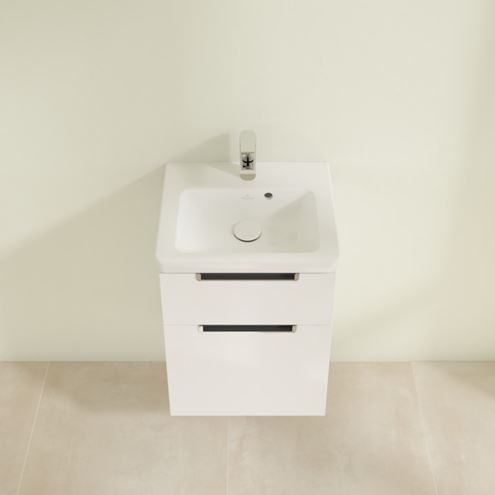 VILLEROY & BOCH SUBWAY 2.0 skříňka pod umyvadlo 58,7x45,4x59 cm, 2 zásuvky, Glossy White A90910DH Obrázek - fotka