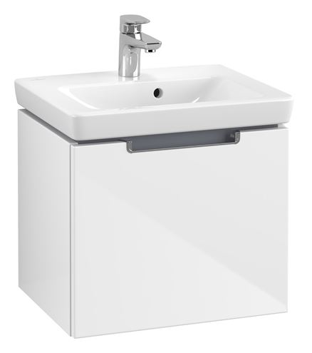 VILLEROY & BOCH SUBWAY 2.0 skříňka pod umyvadlo 63,7x45,4x42 cm, 1 zásuvka, Glossy White A68810DH Obrázek - Hlavní obrázek