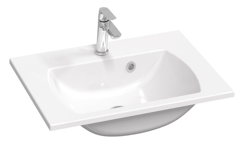 RAVAK CLASSIC SLIM 70 umyvadlo 70 cm, s otvorem pro baterii a přepadem XJX01170001 Obrázek - Hlavní obrázek