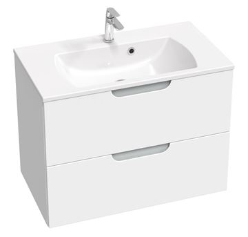 RAVAK CLASSIC SLIM umyvadlo 80 cm, s otvorem pro baterii a přepadem XJX01180001 Obrázek - fotka
