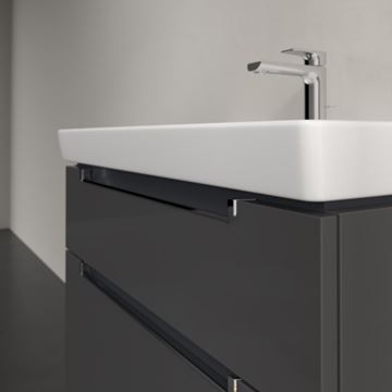 VILLEROY & BOCH SUBWAY 2.0 skříňka pod umyvadlo 78,7x44,9x59 cm, 2 zásuvky, Glossy Grey A91410FP Obrázek - fotka