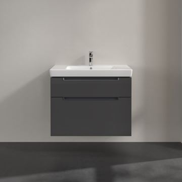 VILLEROY & BOCH SUBWAY 2.0 skříňka pod umyvadlo 78,7x44,9x59 cm, 2 zásuvky, Glossy Grey A91410FP Obrázek - fotka