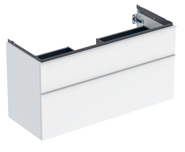 GEBERIT ICON skříňka pod umyvadlo 118,4x47,6x61,5 cm, 2 zásuvky, lesklá bílá 502.306.01.1 Obrázek - Hlavní obrázek