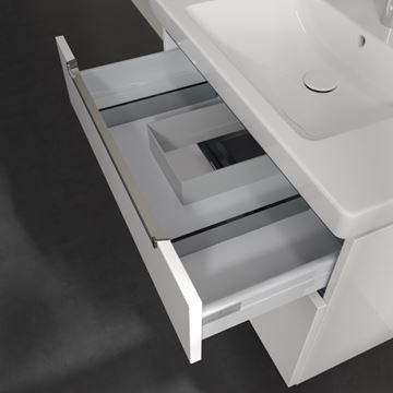 VILLEROY & BOCH SUBWAY 2.0 skříňka pod umyvadlo 78,7x44,9x59 cm, 2 zásuvky, Glossy White A91410DH Obrázek - fotka