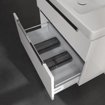 VILLEROY & BOCH SUBWAY 2.0 skříňka pod umyvadlo 78,7x44,9x59 cm, 2 zásuvky, Glossy White A91410DH Obrázek - fotka