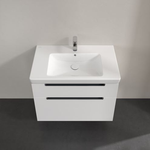 VILLEROY & BOCH SUBWAY 2.0 skříňka pod umyvadlo 78,7x44,9x59 cm, 2 zásuvky, Glossy White A91410DH Obrázek - fotka