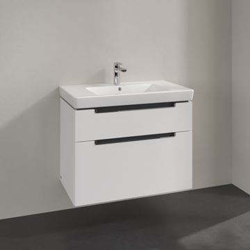 VILLEROY & BOCH SUBWAY 2.0 skříňka pod umyvadlo 78,7x44,9x59 cm, 2 zásuvky, Glossy White A91410DH Obrázek - fotka