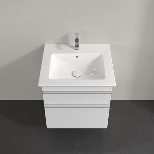 VILLEROY & BOCH VENTICELLO skříňka pod umyvadlo 55,3x50,2x59 cm, 2 zásuvky, Glossy White A92301DH Obrázek - fotka