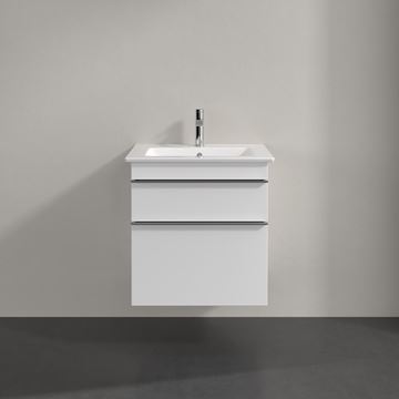 VILLEROY & BOCH VENTICELLO skříňka pod umyvadlo 55,3x50,2x59 cm, 2 zásuvky, Glossy White A92301DH Obrázek - fotka