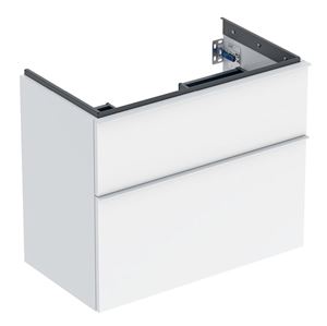 GEBERIT ICON skříňka pod umyvadlo 74x41,6x61,5 cm, 2 zásuvky, lesklá bílá