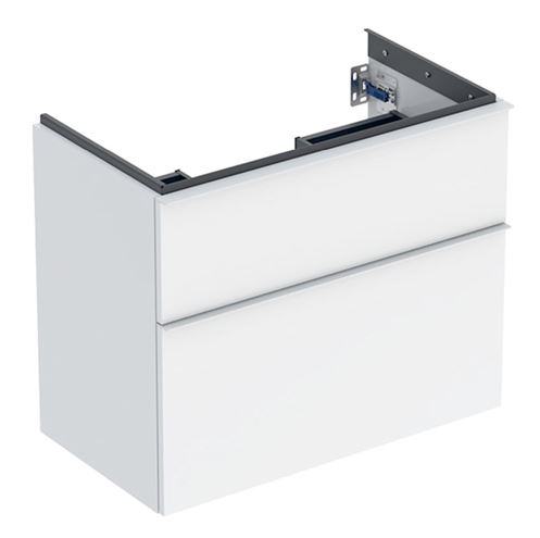 GEBERIT ICON skříňka pod umyvadlo 74x41,6x61,5 cm, 2 zásuvky, lesklá bílá 502.308.01.1 Obrázek - Hlavní obrázek