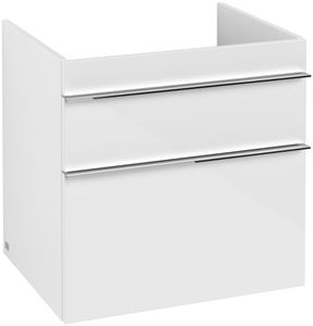 VILLEROY & BOCH VENTICELLO skříňka pod umyvadlo 60,3x50,2x59 cm, 2 zásuvky, Glossy White