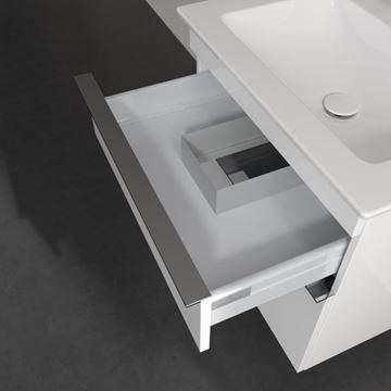 VILLEROY & BOCH VENTICELLO skříňka pod umyvadlo 60,3x50,2x59 cm, 2 zásuvky, Glossy White A92401DH Obrázek - fotka