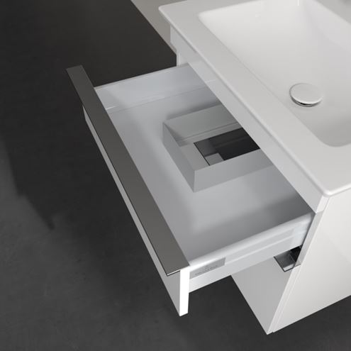 VILLEROY & BOCH VENTICELLO skříňka pod umyvadlo 60,3x50,2x59 cm, 2 zásuvky, Glossy White A92401DH Obrázek - fotka