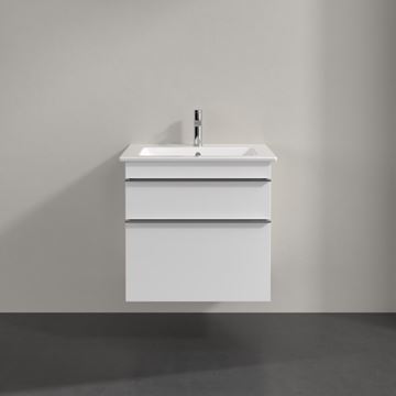 VILLEROY & BOCH VENTICELLO skříňka pod umyvadlo 60,3x50,2x59 cm, 2 zásuvky, Glossy White A92401DH Obrázek - fotka