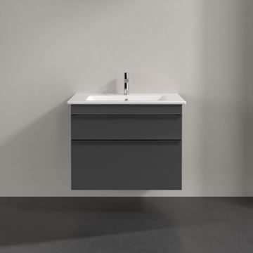 VILLEROY & BOCH VENTICELLO skříňka pod umyvadlo 75,3x50,2x59 cm, 2 zásuvky, Glossy Grey A92501FP Obrázek - fotka