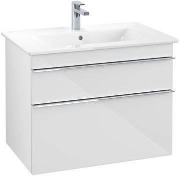 VILLEROY & BOCH VENTICELLO skříňka pod umyvadlo 75,3x50,2x59 cm, 2 zásuvky, Glossy White A92501DH Obrázek - fotka