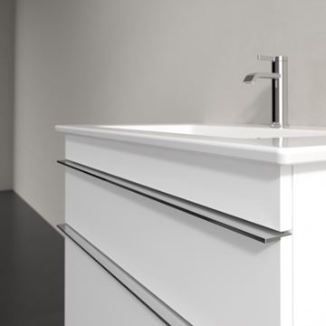 VILLEROY & BOCH VENTICELLO skříňka pod umyvadlo 75,3x50,2x59 cm, 2 zásuvky, Glossy White A92501DH Obrázek - fotka
