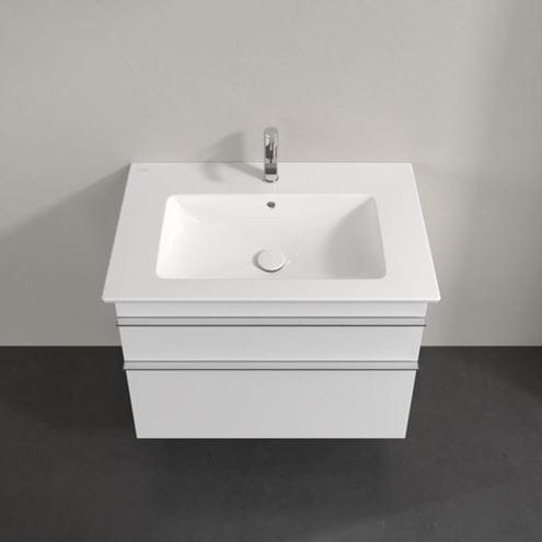VILLEROY & BOCH VENTICELLO skříňka pod umyvadlo 75,3x50,2x59 cm, 2 zásuvky, Glossy White A92501DH Obrázek - fotka