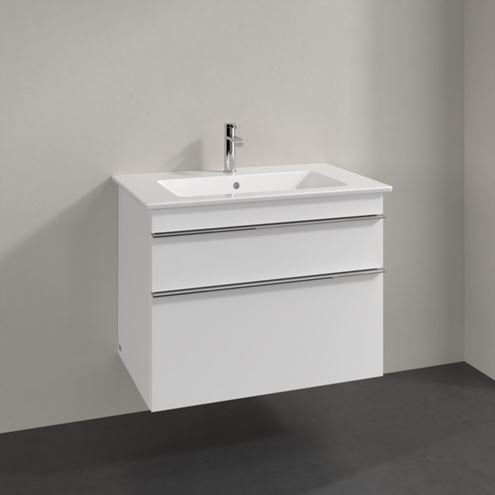 VILLEROY & BOCH VENTICELLO skříňka pod umyvadlo 75,3x50,2x59 cm, 2 zásuvky, Glossy White A92501DH Obrázek - fotka