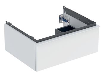 GEBERIT ICON skříňka pod umyvadlo 59,2x47,6x24,7 cm, 1 zásuvka, matná bílá