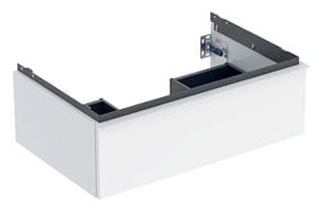 GEBERIT ICON skříňka pod umyvadlo 74x47,6x24,7 cm, 1 zásuvka, lesklá bílá