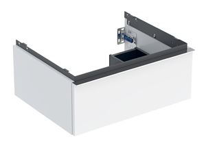 GEBERIT ICON skříňka pod umyvadlo 88,8x47,6x24,7 cm, 1 zásuvka, lesklá bílá